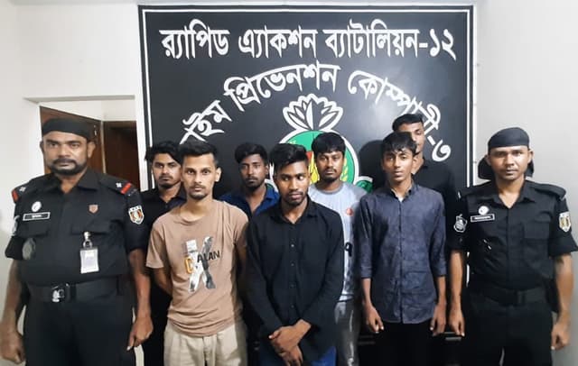 টাঙ্গাইলে সংঙ্গবদ্ধ অপহরণকারী চক্রের ৭ সদস্য আটক, অপহৃত উদ্ধার