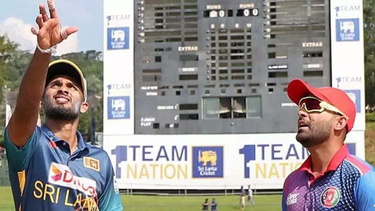 আফগানিস্তানের বিপক্ষে টসে জিতে ব্যাটিংয়ে শ্রীলঙ্কা