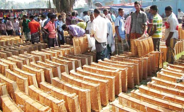 বর্ষার আগমনী বার্তায় আত্রাইয়ে খলশানি বিক্রির ধুম