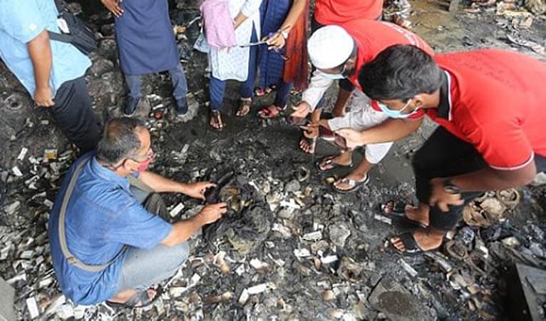 হাসেম ফুড কারখানায় পাওয়া গেল মাথার খুলি, চুল ও হাড়
