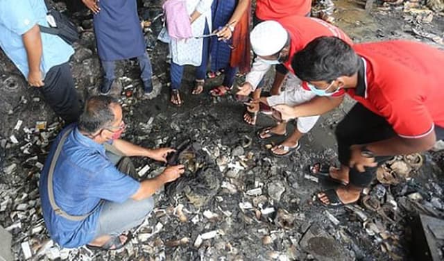হাসেম ফুড কারখানায় পাওয়া গেল মাথার খুলি, চুল ও হাড়