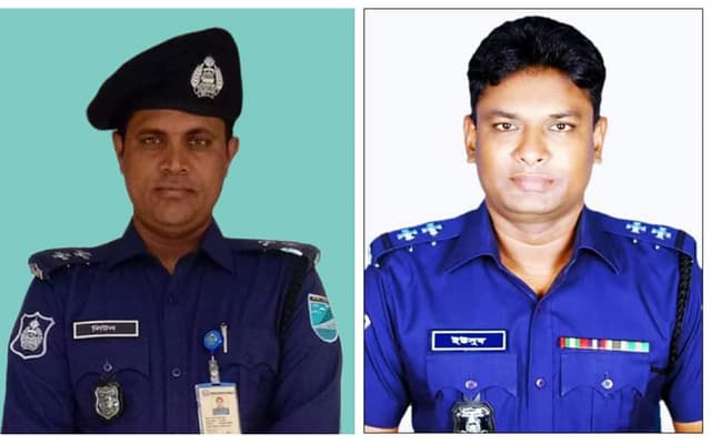 টাঙ্গাইল পুলিশের শ্রেষ্ঠ অফিসার এসআই লিটন ও এসআই ইউসুব আলী