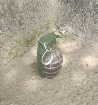 টেকনাফে নাফ নদীতে তাজা গ্রেনেড উদ্ধার