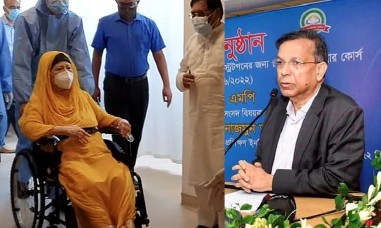 পরিবার আবেদন করলে খালেদা জিয়ার মুক্তির মেয়াদ বাড়বে : আইনমন্ত্রী