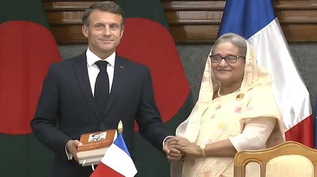 স্মার্ট বাংলাদেশ বিনির্মাণে সহযোগিতা করবে ফ্রান্স : ম্যাক্রোঁ