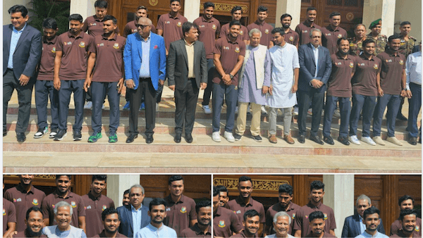 ঐতিহাসিক টেস্ট সিরিজ জয়: প্রধান উপদেষ্টার সম্মানে পাকিস্তানের বিপক্ষে বিজয়ী টিমের সাক্ষাৎ