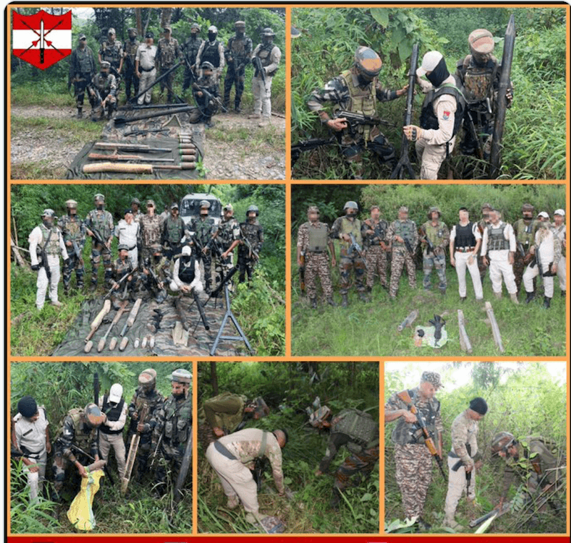 মণিপুরে বিশাল অস্ত্র ভাণ্ডার উদ্ধার: যুদ্ধ পরিচালনার মতো সক্ষমতা