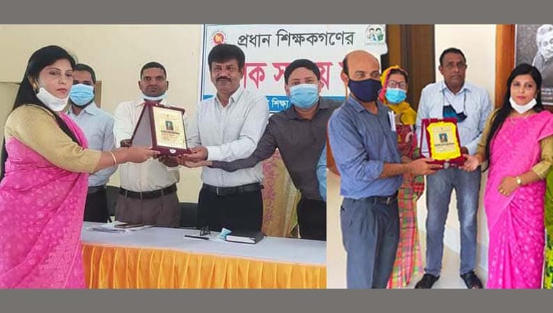 দেশ সেরা সহকারী শিক্ষক মাহমুদা আক্তারকে সংবর্ধণা প্রদান