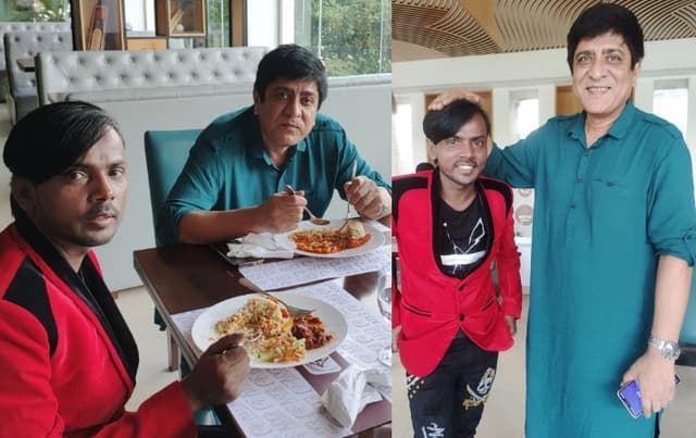 এক টেবিলে হিরো আলম-অমিত হাসান