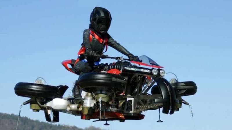 যানজট এড়াতে বাজারে এলো উড়ন্ত মোটরবাইক