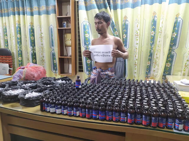 হিলি স্থলবন্দরে খৈল বোঝাই ট্রাক থেকে মাদকদ্রব্য উদ্ধার চালক আটক