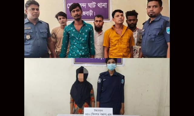 গোয়ালন্দে পুলিশের পৃথক অভিযানে গাঁজাসহ গ্রেফতার ৭