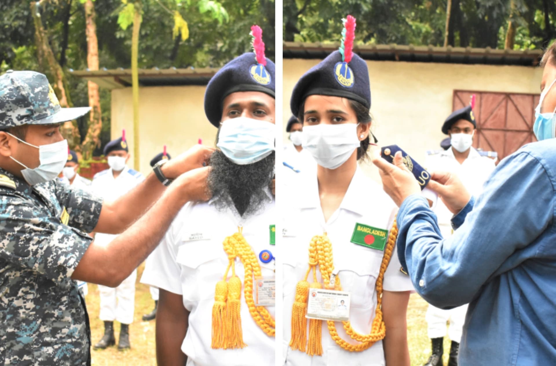 চবি BNCC নৌ শাখার CUO এর দায়িত্ব গ্রহণ করলেন সাঈদ-ইতি