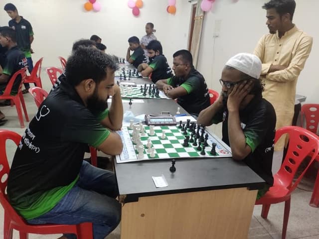 শেরপুর জেলা দাবা লীগ: তৃতীয় রাউন্ড শেষে শীর্ষে নকলা চেস ক্লাব