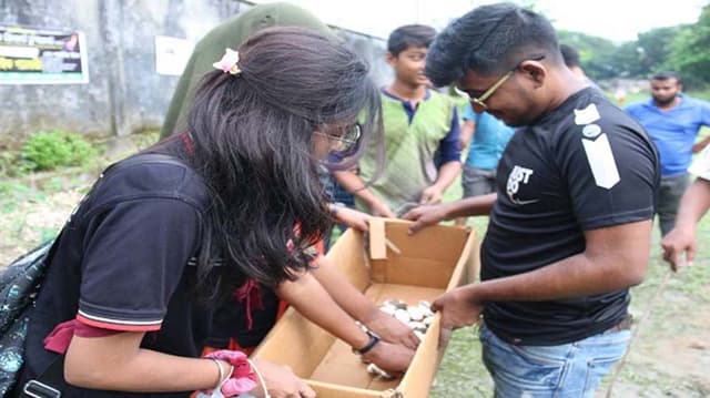 বরিশালে খেলার মাঠ থেকে পদ্ম গোখরার ২৯টি ডিম উদ্ধার