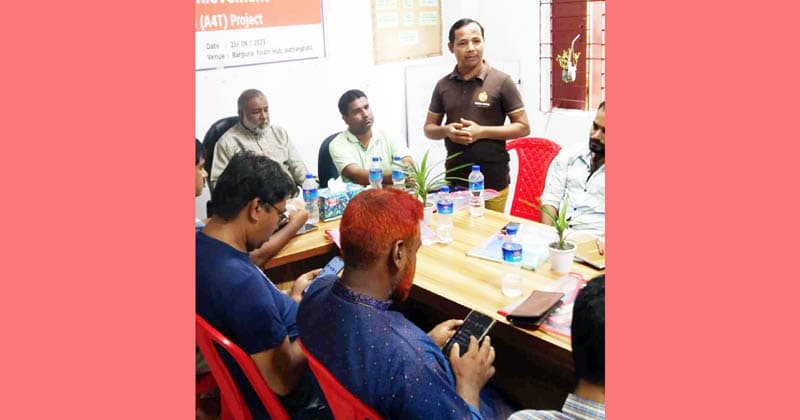 পাথরঘাটায় সাংবাদিকদের সাথে এনএসএস'র আলোচনা সভা অনুষ্ঠিত