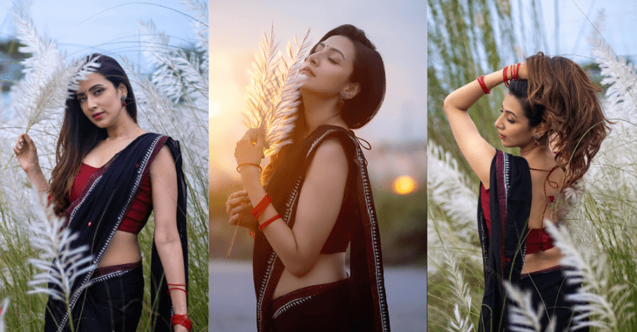 কাশফুলের মায়ায় জড়ালেন মিম