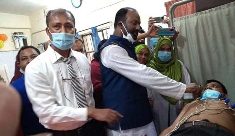 ভূঞাপুর হাসপাতালে দীর্ঘ ৭ বছর পর এক্স-রে মেশিন উদ্বোধন