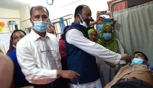 ভূঞাপুর হাসপাতালে দীর্ঘ ৭ বছর পর এক্স-রে মেশিন উদ্বোধন