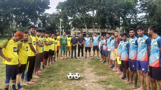 গোয়ালন্দে মাদক বিরোধী প্রীতি ফুটবল খেলা অনুষ্ঠিত