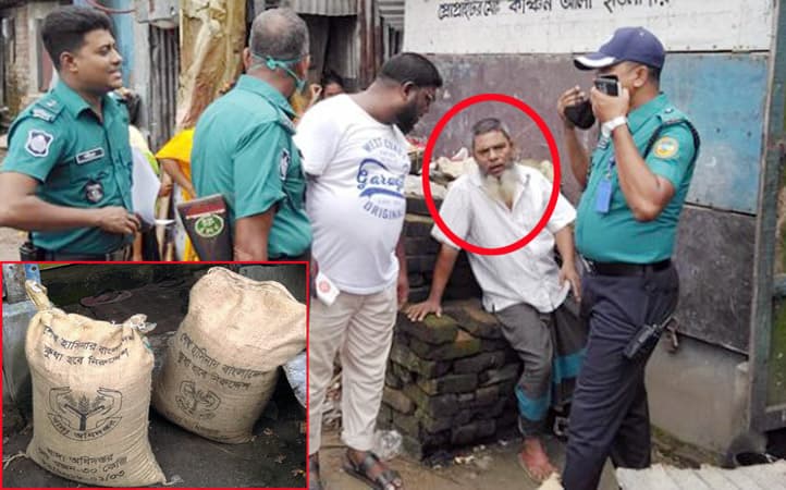 বরিশালে হতদরিদ্রদের জন্য বরাদ্দকৃত চালসহ মুদি দোকানি আটক