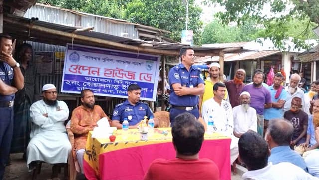 পুলিশ জনগণের সেবক, আপনার পুলিশ আপনার পাশে : ওসি আবু ছায়েম