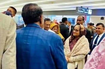 যুক্তরাষ্ট্র সফর শেষে লন্ডনের পথে প্রধানমন্ত্রী