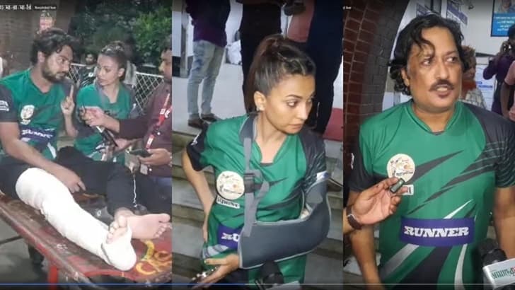 সেলিব্রিটি ক্রিকেট লিগে হাতাহাতি, ৬ তারকা হাসপাতালে