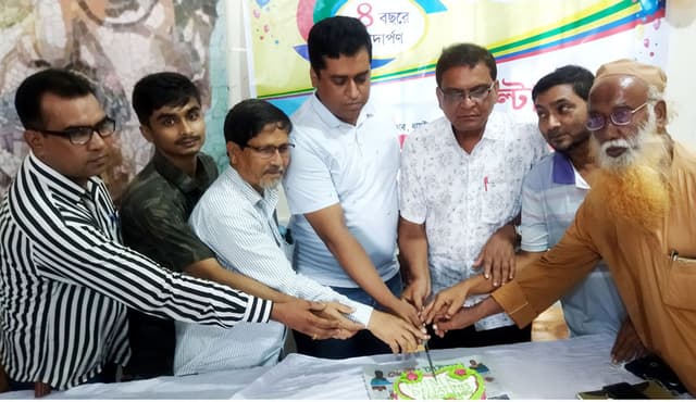 ধামইরহাটে দৈনিক ডেল্টা টাইমস’র প্রতিষ্ঠা বার্ষিকী উদযাপন