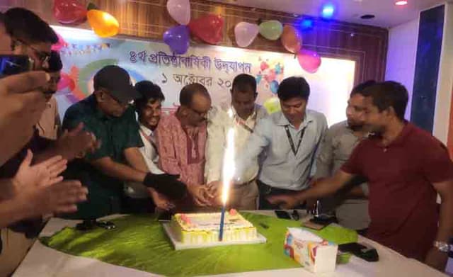 ঠাকুরগাঁওয়ে দৈনিক ডেল্টা টাইমস পত্রিকার ৫ম প্রতিষ্ঠা বার্ষিকী পালিত