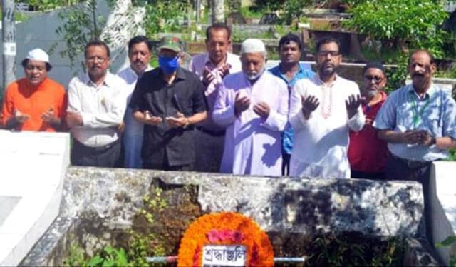বরিশালে সাংবাদিক মাইনুল হাসানের মৃত্যুবার্ষিকী পালন