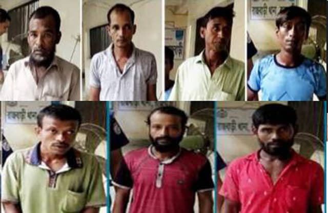 খানখানাপুরে গাঁজা সহ গ্রেপ্তার ৬