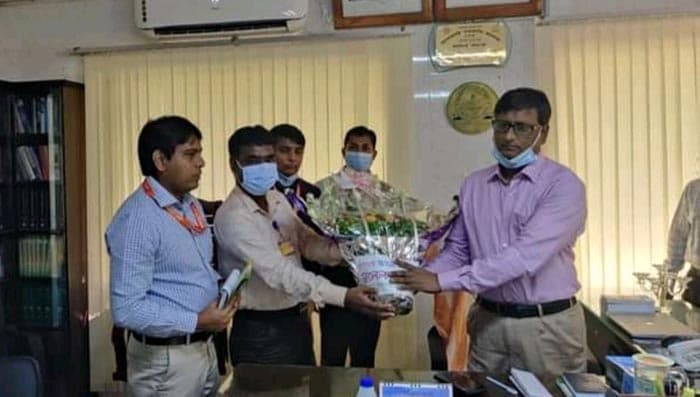 ঝালকাঠি সরকারি কলেজে নবাগত অধ্যক্ষের যোগদান