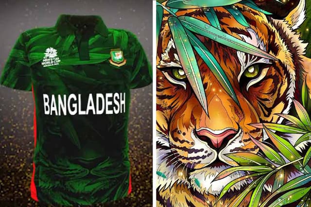 টি-টোয়েন্টি বিশ্বকাপে টাইগারদের জার্সির নকশা নিয়ে বিতর্ক
