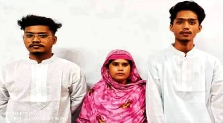 হিন্দু ধর্ম ত্যাগ করে ২ ছেলেসহ মায়ের ইসলাম গ্রহণ