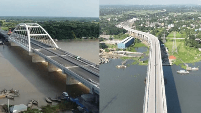 মধুমতি ও তৃতীয় শীতলক্ষ্যা সেতুর উদ্বোধন করলেন প্রধানমন্ত্রী