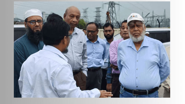 মেঘনাঘাটে গ্যাস পাইপলাইন স্থাপন কার্যক্রম পরিদর্শন করেছেন- খনিজসম্পদ উপদেষ্টা