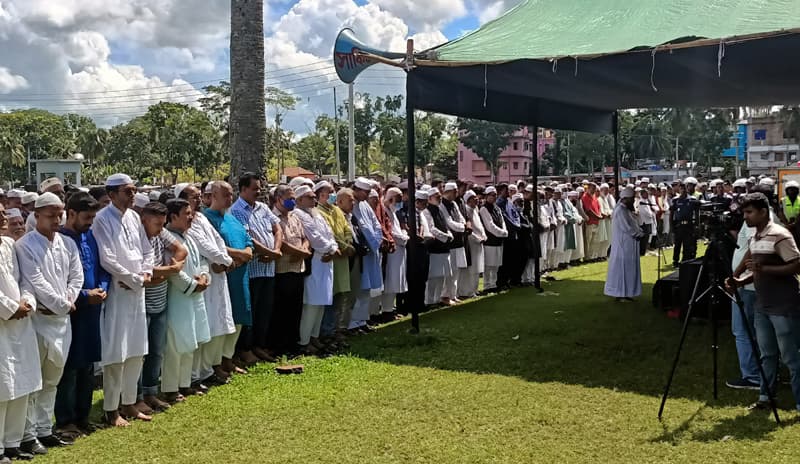 পিরোজপুরে এমপি শেখ এ্যানীর জানাজা সম্পন্ন, বনানী কবরস্থানে দাফন