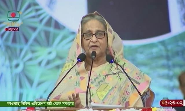 খালেদা জিয়া অসুস্থ হলে তার ছেলে কেন দেখতে আসে না: প্রধানমন্ত্রী