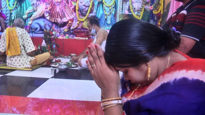 বরিশালে দশমী দূর্গা উৎসব