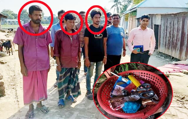 দৌলতদিয়ায় ৩ মাদকসেবীকে কারাদন্ড