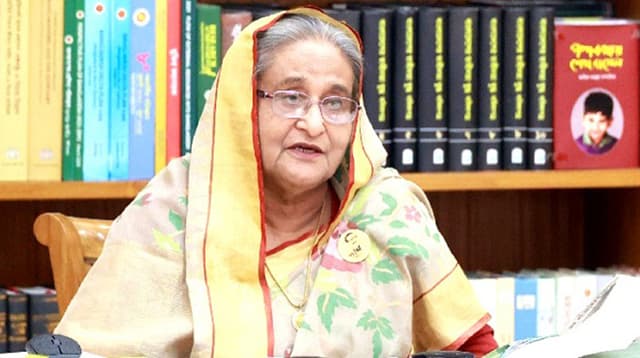 যুদ্ধ ও অস্ত্রের খেলা বন্ধ করুন: বিশ্বনেতাদের শেখ হাসিনা