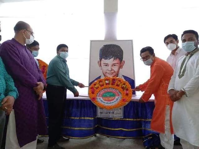 শ্যামনগরে শেখ রাসেল এর জন্মদিন পালিত
