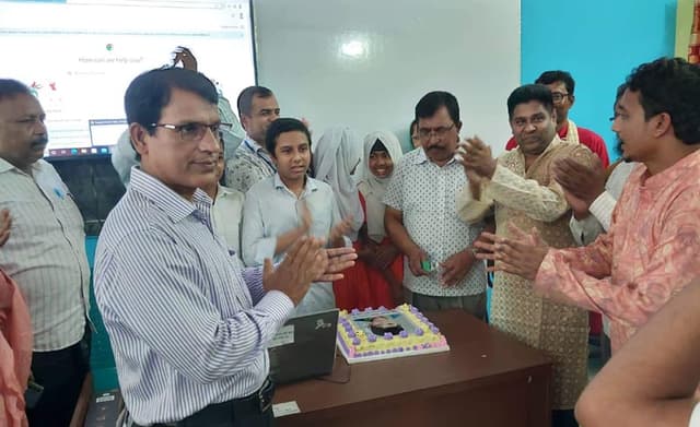 গোয়ালন্দ প্রপার হাই স্কুলে শেখ রাসেল দিবস উদযাপন