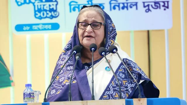 আমরা শান্তি চাই, দেশের উন্নতি চাই: প্রধানমন্ত্রী