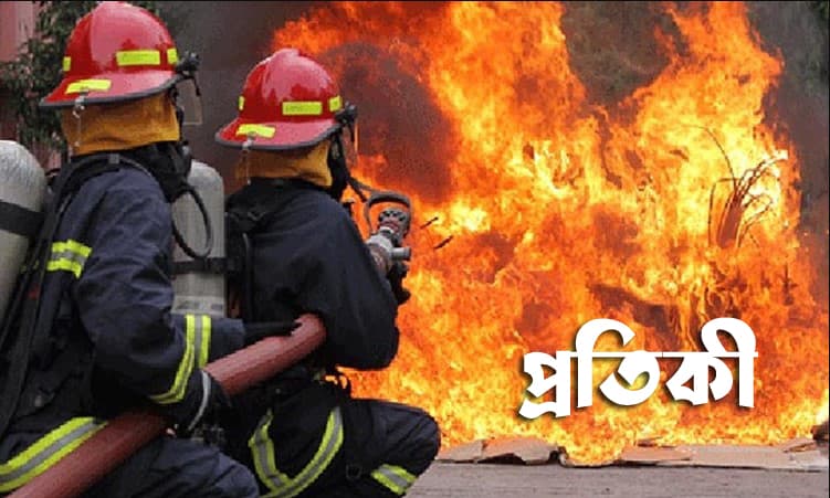 বাড্ডায় ফার্নিচারের দোকানে আগুন