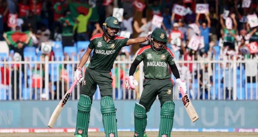 নাইম-মুশফিকের ফিফটিতে টাইগারদের পুঁজি ১৭১ রান