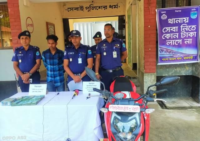 পাংশায় ছিনতাই হওয়া ১০ লক্ষ টাকা উদ্ধারসহ, আটক ১