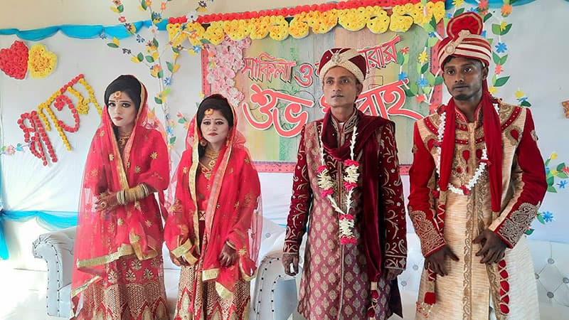 বাবা হয়ে দুই এতিম কন্যার বিয়ে দিলেন ডিসি