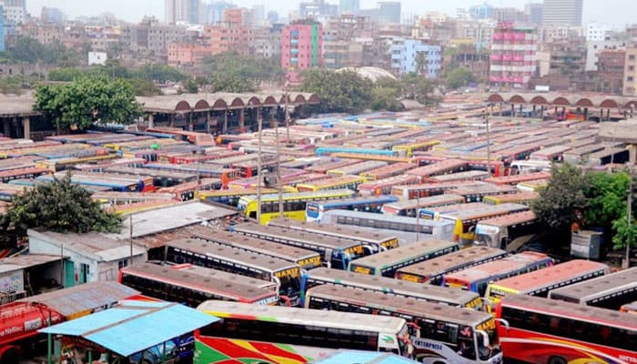 ঢাকার সঙ্গে সারাদেশের বাস চলাচল বন্ধ